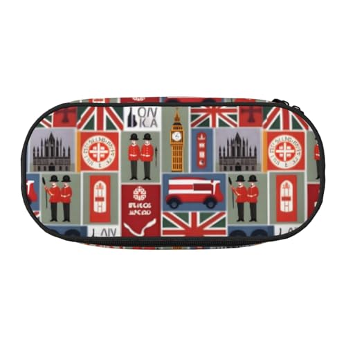 JBJGKHLP Praktisches Federmäppchen mit England-Symbol-Aufdruck, praktische Stift-Aufbewahrungstaschen, Schule, Büro, Essentials, lebendig, Schwarz , Einheitsgröße, Taschen-Organizer JBJGKHLP Praktisches Federmäppchen mit England-Symbol-Aufdruck, praktische Stift-Aufbewahrungstaschen, Schule, Büro, Essentials, lebendig, Schwarz , Einheitsgröße, Taschen-Organizer von JBJGKHLP
