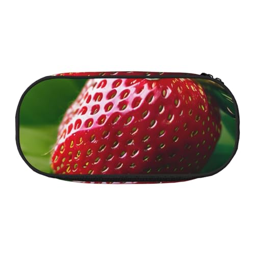 JBJGKHLP Praktisches Federmäppchen mit Erdbeer-Aufdruck, praktische Stift-Aufbewahrungstaschen, Schule, Büro, Essentials, lebendig, Schwarz , Einheitsgröße, Taschen-Organizer JBJGKHLP Praktisches Federmäppchen mit Erdbeer-Aufdruck, praktische Stift-Aufbewahrungstaschen, Schule, Büro, Essentials, lebendig, Schwarz , Einheitsgröße, Taschen-Organizer von JBJGKHLP