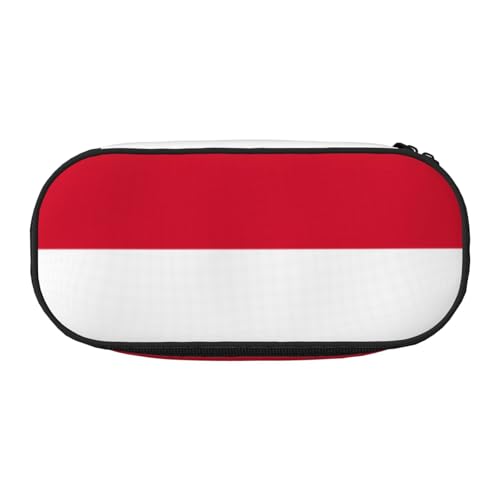 JBJGKHLP Praktisches Federmäppchen mit Flagge von Monaco, praktische Stift-Aufbewahrungstaschen, Schule, Büro, Essentials, lebendig, Schwarz , Einheitsgröße, Taschen-Organizer JBJGKHLP Praktisches Federmäppchen mit Flagge von Monaco, praktische Stift-Aufbewahrungstaschen, Schule, Büro, Essentials, lebendig, Schwarz , Einheitsgröße, Taschen-Organizer von JBJGKHLP