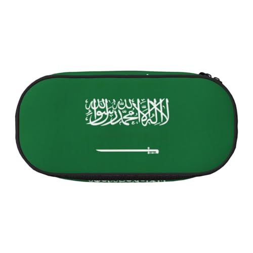 JBJGKHLP Praktisches Federmäppchen mit Flagge von Saudi-Arabien, praktische Stiftaufbewahrungstaschen, Schule, Büro, Essentials, lebendig, Schwarz , Einheitsgröße, Taschen-Organizer JBJGKHLP Praktisches Federmäppchen mit Flagge von Saudi-Arabien, praktische Stiftaufbewahrungstaschen, Schule, Büro, Essentials, lebendig, Schwarz , Einheitsgröße, Taschen-Organizer von JBJGKHLP