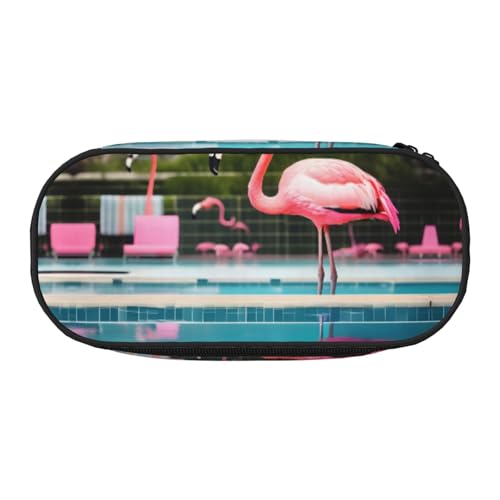 JBJGKHLP Praktisches Federmäppchen mit Flamingo- und Schwimmbad-Aufdruck, praktische Stift-Aufbewahrungstaschen, Schule, Büro, Essentials, lebendig, Schwarz , Einheitsgröße, Taschen-Organizer JBJGKHLP Praktisches Federmäppchen mit Flamingo- und Schwimmbad-Aufdruck, praktische Stift-Aufbewahrungstaschen, Schule, Büro, Essentials, lebendig, Schwarz , Einheitsgröße, Taschen-Organizer von JBJGKHLP