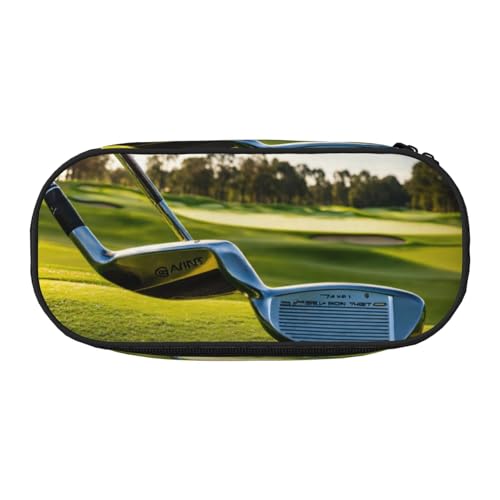 JBJGKHLP Praktisches Federmäppchen mit Golfschläger-Aufdruck, praktische Stift-Aufbewahrungstaschen, Schule, Büro, Essentials, lebendig, Schwarz , Einheitsgröße, Taschen-Organizer JBJGKHLP Praktisches Federmäppchen mit Golfschläger-Aufdruck, praktische Stift-Aufbewahrungstaschen, Schule, Büro, Essentials, lebendig, Schwarz , Einheitsgröße, Taschen-Organizer von JBJGKHLP