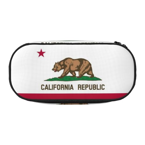 JBJGKHLP Praktisches Federmäppchen mit Kalifornien-Flagge, praktische Stift-Aufbewahrungstaschen, Schule, Büro, Essentials, lebendig, Schwarz , Einheitsgröße, Taschen-Organizer JBJGKHLP Praktisches Federmäppchen mit Kalifornien-Flagge, praktische Stift-Aufbewahrungstaschen, Schule, Büro, Essentials, lebendig, Schwarz , Einheitsgröße, Taschen-Organizer von JBJGKHLP
