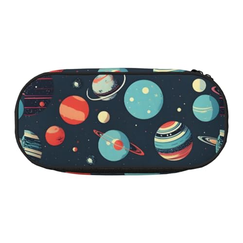 JBJGKHLP Praktisches Federmäppchen mit Weltraumplaneten-Druck, praktische Stift-Aufbewahrungstaschen, Schule, Büro, Essentials, lebendig, Schwarz , Einheitsgröße, Taschen-Organizer JBJGKHLP Praktisches Federmäppchen mit Weltraumplaneten-Druck, praktische Stift-Aufbewahrungstaschen, Schule, Büro, Essentials, lebendig, Schwarz , Einheitsgröße, Taschen-Organizer von JBJGKHLP