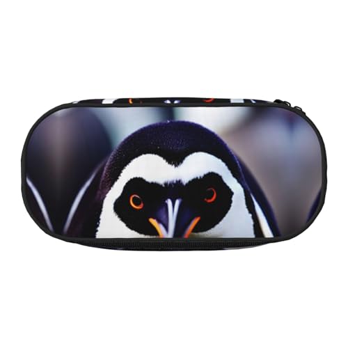 JBJGKHLP Praktisches Federmäppchen mit niedlichem Pinguin-Kopf-Aufdruck, praktische Stift-Aufbewahrungstasche, Schule, Büro, Essentials, lebendig, Schwarz , Einheitsgröße, Taschen-Organizer JBJGKHLP Praktisches Federmäppchen mit niedlichem Pinguin-Kopf-Aufdruck, praktische Stift-Aufbewahrungstasche, Schule, Büro, Essentials, lebendig, Schwarz , Einheitsgröße, Taschen-Organizer von JBJGKHLP