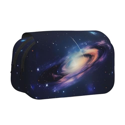 JBJGKHLP Vielseitiges Federmäppchen, Motiv: Galaxie im Universum, große Kapazität, Aufbewahrung, Make-up, Kulturbeutel, Reisen, Büro von JBJGKHLP