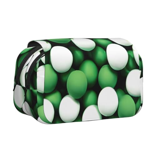 JBJGKHLP Vielseitiges Federmäppchen mit Fußballmotiven, großes Fassungsvermögen, Aufbewahrung, Make-up, Kulturbeutel, Reisen, Büro von JBJGKHLP