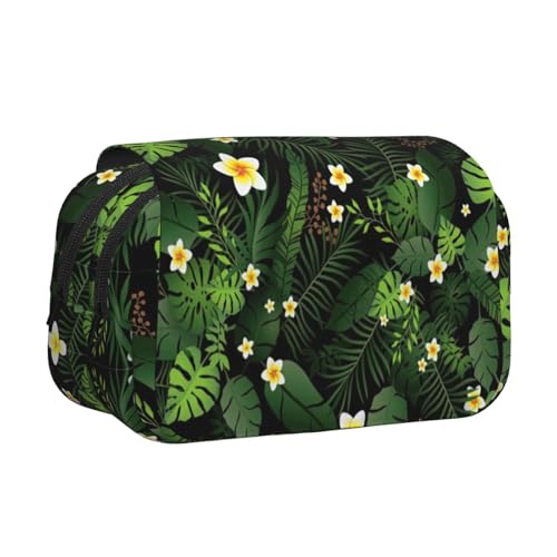 JBJGKHLP Vielseitiges Federmäppchen mit Hawaii-Druck, großes Fassungsvermögen, Aufbewahrung, Make-up, Kulturbeutel, Reisen, Büro von JBJGKHLP