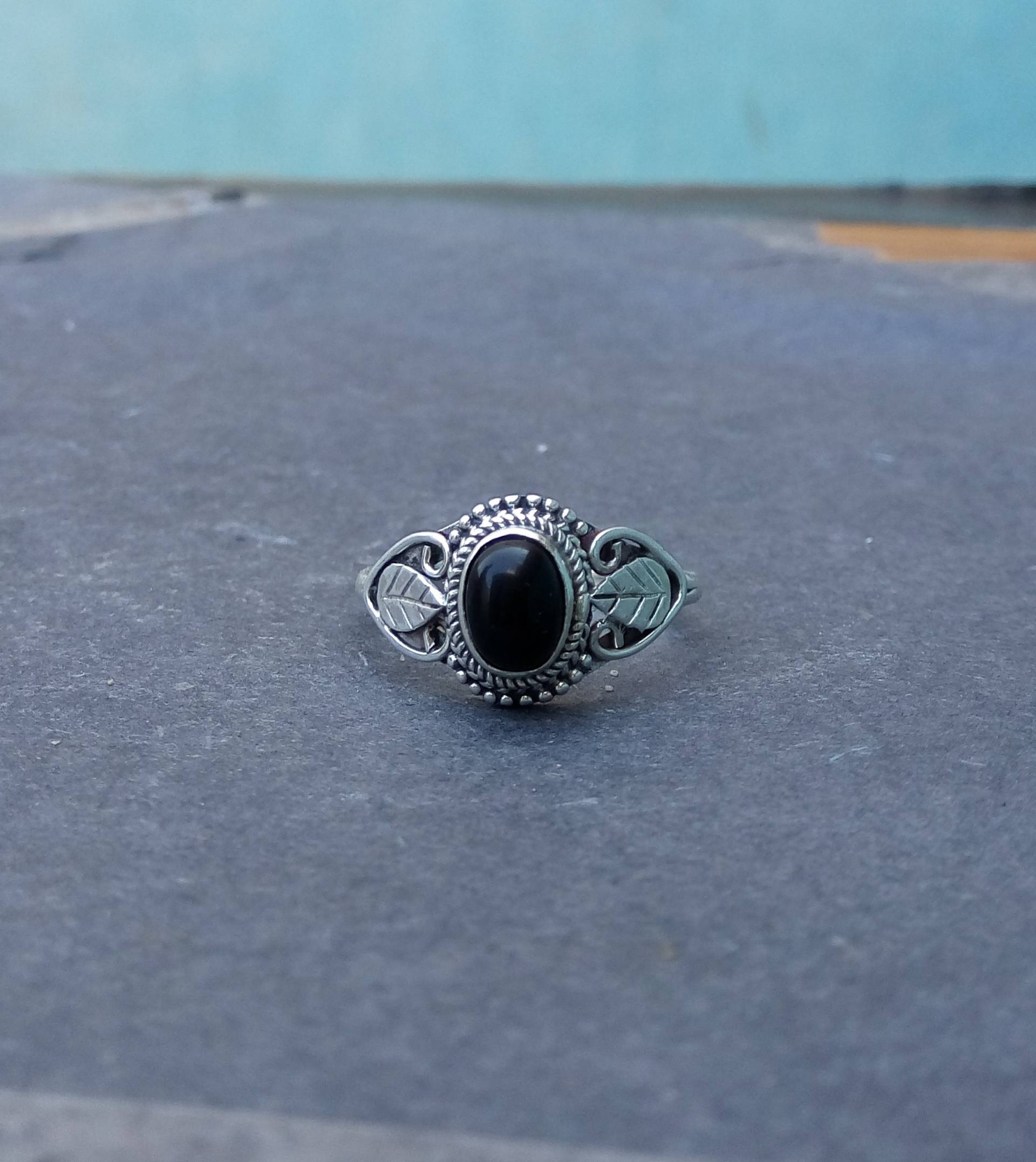 Natürliche Schwarze Onyx Ring-Handmade Silber Ring-925 Sterling Ring-Schwarzer Designer Ring-Geschenk Für Sie-Dezember Birthstone-Promise Ring Natürliche Schwarze Onyx Ring-Handmade Silber Ring-925 Sterling Ring-Schwarzer Designer Ring-Geschenk Für Sie-Dezember Birthstone-Promise Ring von JBJewllers