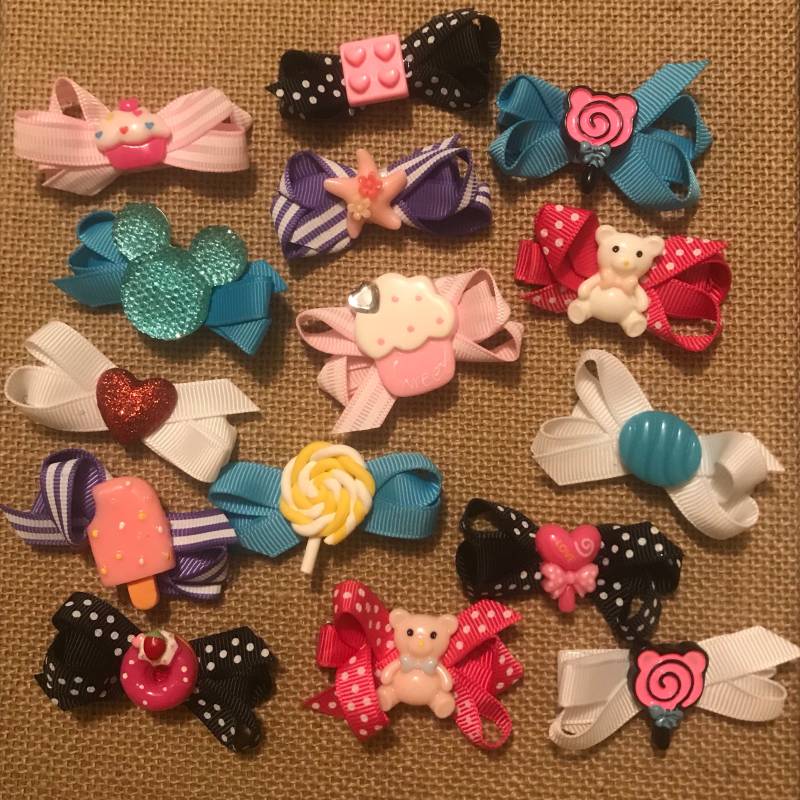 Haarspange - Schleifen Handgemachtes Haar Accessoire Für Damen Und Kinder Von Jbkreative von JBKreative