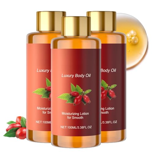 Magisches straffendes Körperöl, tiefenwirksam feuchtigkeitsspendende und straffende Körperlotion mit Kokosnuss und Hagebutte, pflegend für glatte Haut, ideal für Frauen nach dem Duschen von JBPPIOOUA