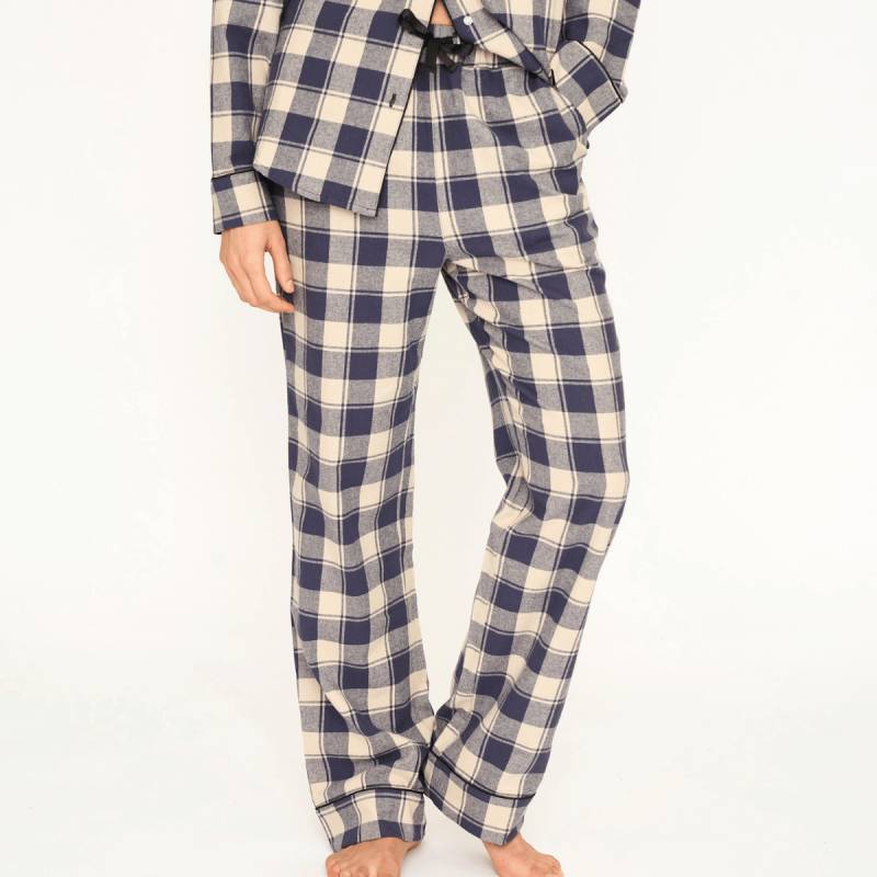 JBS of Denmark Flannel Pyjamahosen, Multi, Größe: XL, Damen von JBS of Denmark