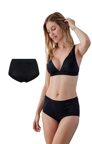JBS of Denmark Maxi Damen Unterhosen | Unterhosen Damen Hohe Taille | Bambus Unterwäsche Women mit Bequemer Passform | High Waist Unterhosen Für Frauen Temperaturregulierende unterwäsche von JBS of Denmark