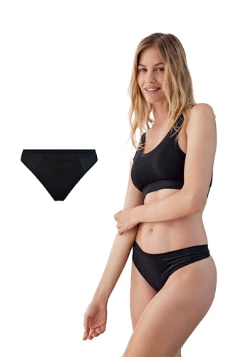 JBS of Denmark String Damen Bambus Unterhosen Women Temperaturregulierende und Feuchtigkeitsabsorbierende Damen-Unterhosen FSC®-zertifizierter Women Slips Unterwäsche Frauen Strings & Tangas für Dame von JBS of Denmark