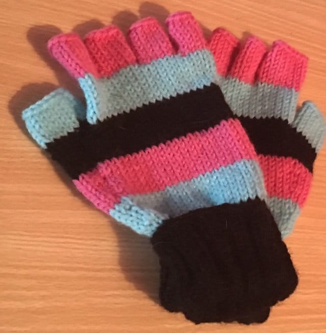 Gestreifte Fingerlose Handschuhe Für Erwachsene von JBSKRAFTS