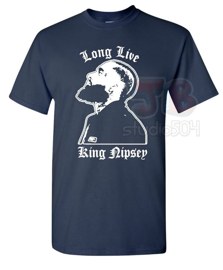 Es Lebe König Nipsey Hussle Rapper Hip Hop Rip Siegesrunde Crenshaw Cali Rap T-Shirt La Los Angeles von JBStudioDesigns9