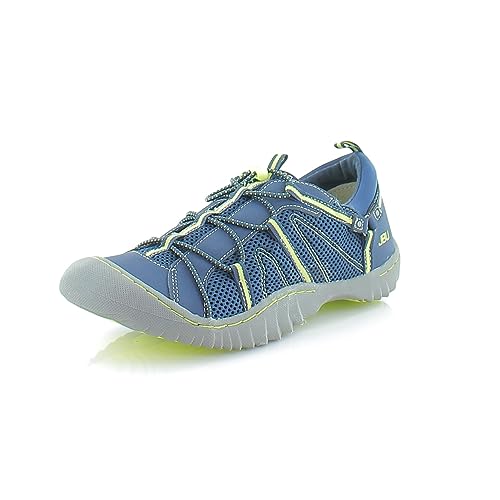 JBU by Jambu Damen Synergy Mesh Water Ready Sneaker, Marineblau/Kiwi, 38.5 EU von JBU by Jambu