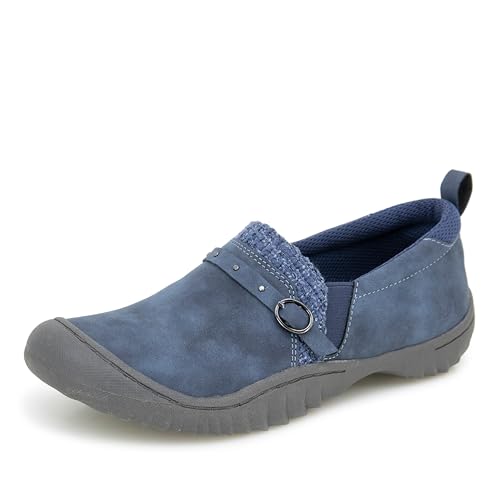 JBU Damen Mavis Flacher Slipper, Denim JBU Damen Mavis Flacher Slipper, Denim von JBU