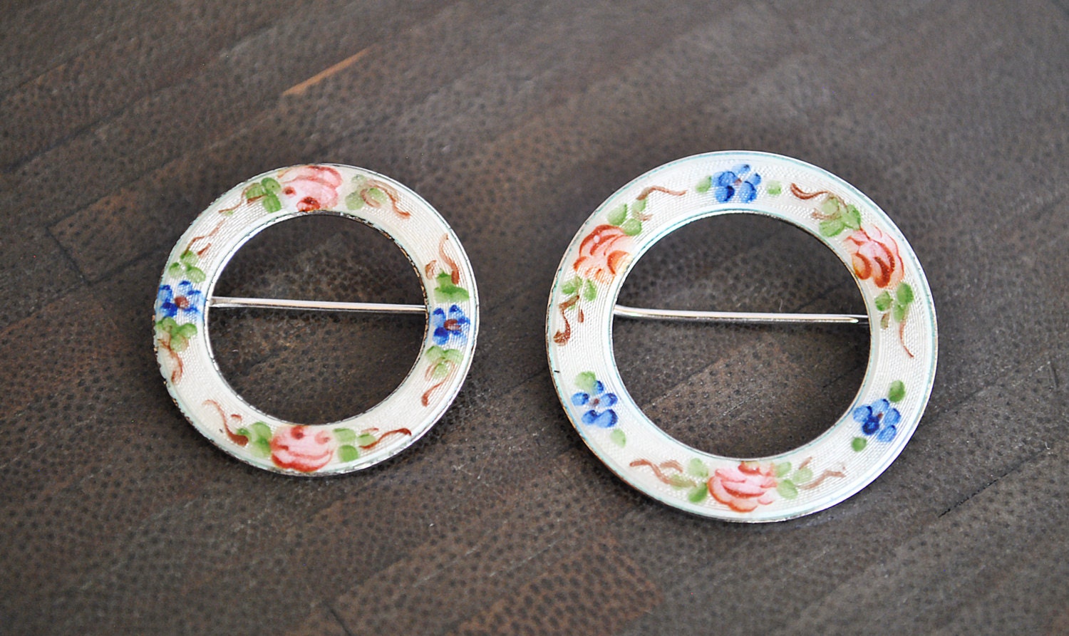 Vintage Steling Silver Lamode Duett Broschen von JBeseda