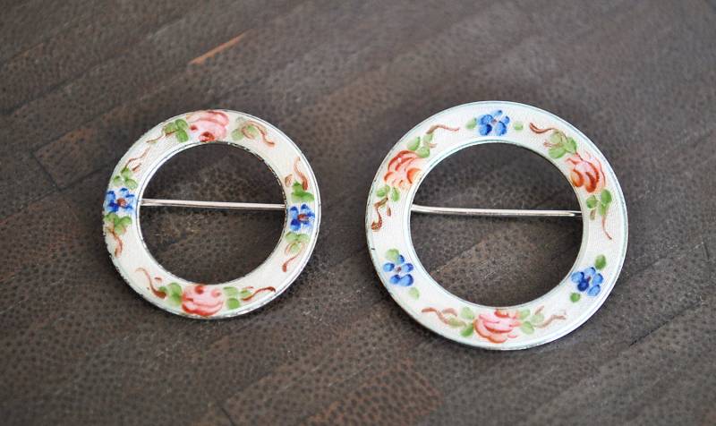 Vintage Steling Silver Lamode Duett Broschen von JBeseda