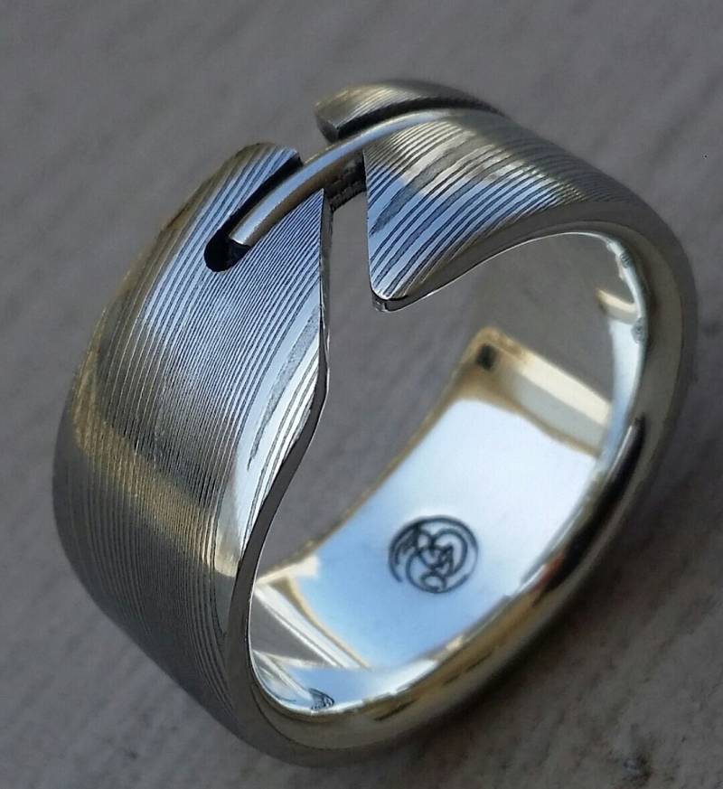 Edelstahl Damaskus & Gold Edelstahl Damaskus & Gold von JBluntDesigns