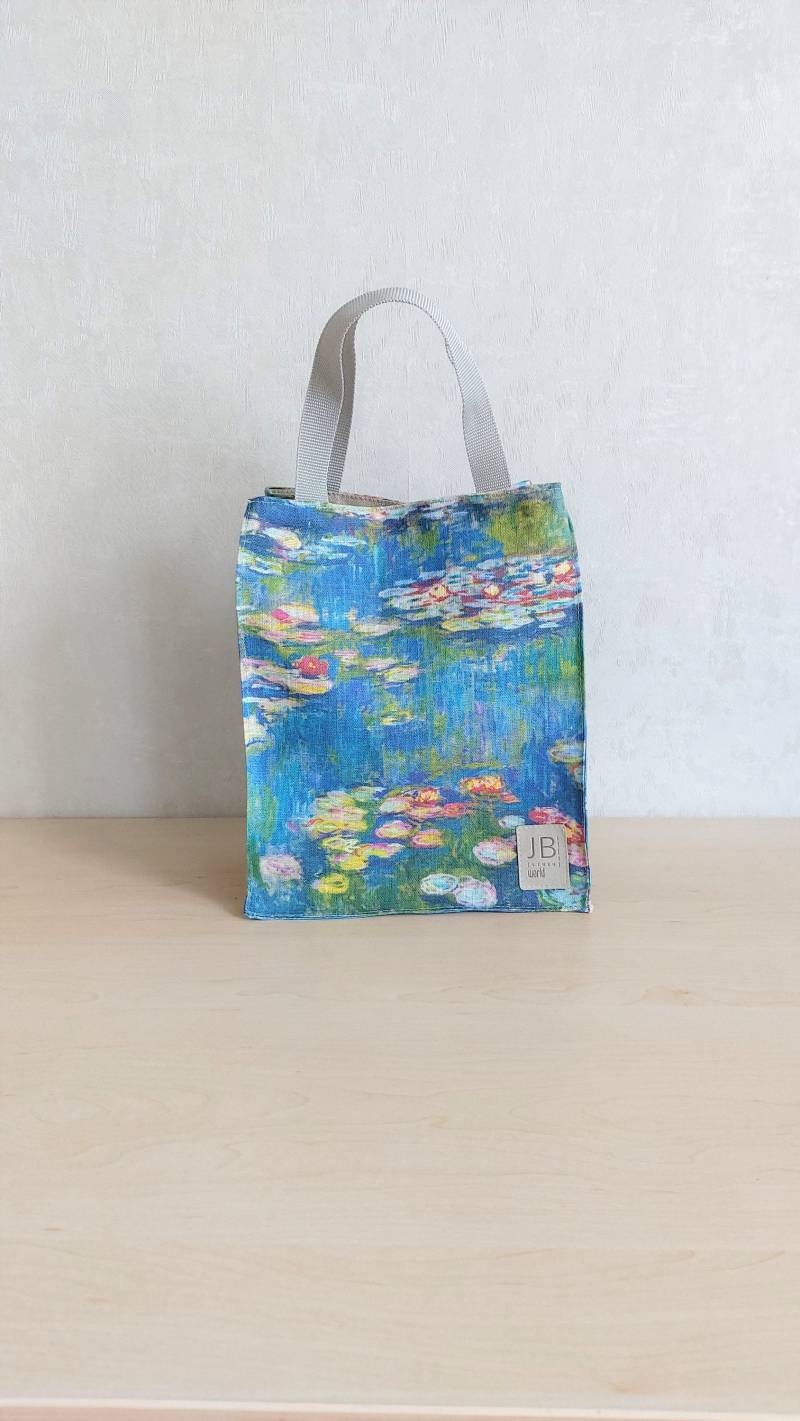 Seerosen Claude Monet Inspirierte Lunchbag, Canvas Leinen Eco Freundliche Lunchbag Seerosen Claude Monet Inspirierte Lunchbag, Canvas Leinen Eco Freundliche Lunchbag von JBworld