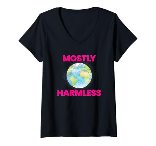Damen Meist harmlos T-Shirt mit V-Ausschnitt Damen Meist harmlos T-Shirt mit V-Ausschnitt von JC Designs