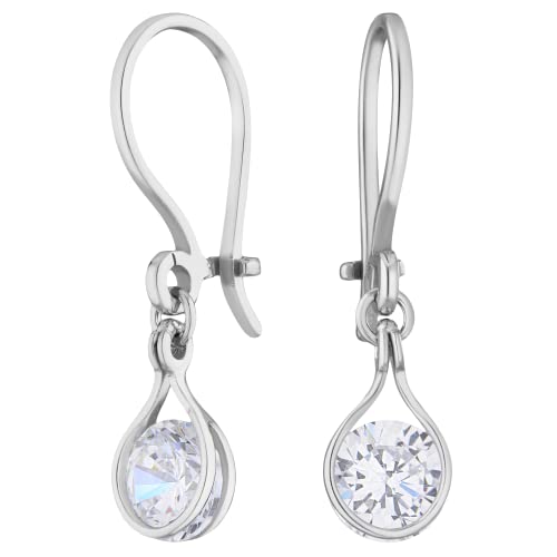 JC Jeweller Carat Damen Ohrringe echt 925 Silber rhodiniert mit Geschenkbox (Zirkon) von JC JEWELLER CARAT