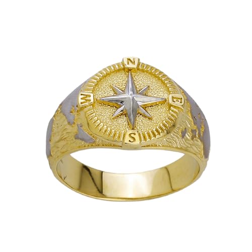 JC Schmuck Echt 585 Gold Herren Ring Siegelring Oval Schmuckring Ovale Form schlichtes Design in Bicolor Größe wählbar Schmuck Unisex | Made in Germany I 8709 JC Schmuck Echt 585 Gold Herren Ring Siegelring Oval Schmuckring Ovale Form schlichtes Design in Bicolor Größe wählbar Schmuck Unisex | Made in Germany I 8709 von JC Trauringe