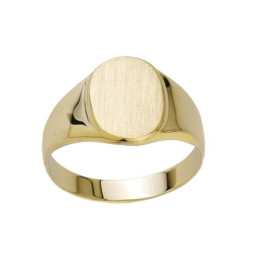 JC Schmuck Echt 585 Gold Herren Ring Siegelring Oval Schmuckring Ovale Form schlichtes Design in Gelbgold Größe wählbar Schmuck Unisex | Made in Germany I 8708 JC Schmuck Echt 585 Gold Herren Ring Siegelring Oval Schmuckring Ovale Form schlichtes Design in Gelbgold Größe wählbar Schmuck Unisex | Made in Germany I 8708 von JC Trauringe