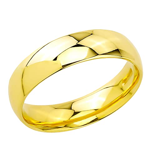 JC Trauringe | Einzelring | Traumhafter Ehering Hohl 5 mm breit I 585 Gold Poliert I Verlobungsring Partnerring Gelbgold mit Gravur in edler Schatulle I 1 Hochzeitsring | Ring ohne Stein I AP03 JC Trauringe | Einzelring | Traumhafter Ehering Hohl 5 mm breit I 585 Gold Poliert I Verlobungsring Partnerring Gelbgold mit Gravur in edler Schatulle I 1 Hochzeitsring | Ring ohne Stein I AP03 von JC Trauringe