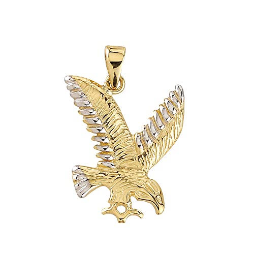 JC Trauringe Goldanhänger Adler in 585 Gelbgold Kettenanhänger Damen Schmuck Anhänger Gold 8219 von JC Trauringe