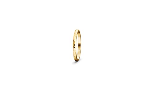 JC Trauringe Silber 925/Vergoldet I Unisex Einzelring Ehering I Wedding Rings | Verlobungs-Ring | Partnerring mit Gravur in edler Schatulle | STL72 von JC Trauringe