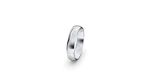 JC Trauringe Silber 925 Unisex Einzelring Ehering I Wedding Rings | Verlobungs-ring | Partnerring mit Gravur in edler Schatulle 1 Hochzeitsring Herrenring | STL16 von JC Trauringe