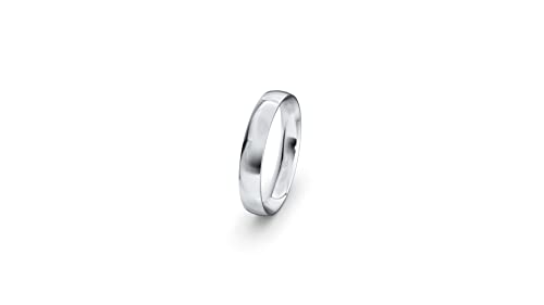 JC Trauringe Unisex Silber 925 Einzelring Ehering I Wedding Rings | Verlobungs-ring | Partnerring mit Gravur in edler Schatulle 1 Hochzeitsring Herrenring STL36 von JC Trauringe