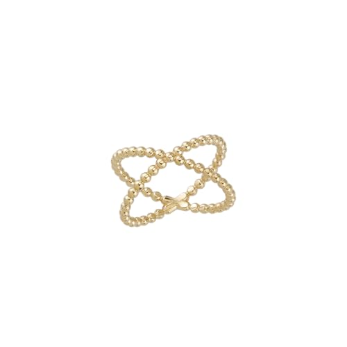 Kugelring Goldring Schmuckring X-Form in Echt 585 Gold klassische, schlichte Damenringe mit Kugeln Damen Schmuck in Gelbgold inkl. Schmucketui | JC Trauringe 8784 Kugelring Goldring Schmuckring X-Form in Echt 585 Gold klassische, schlichte Damenringe mit Kugeln Damen Schmuck in Gelbgold inkl. Schmucketui | JC Trauringe 8784 von JC Trauringe