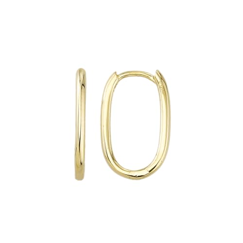 Ohrringe Creolen in Echt 585 Gold klassische, schlichte Ohrringe Ohrschmuck Damen Schmuck Goldcreolen in Gelbgold inkl. Schmucketui | JC Trauringe 8509 von JC Trauringe