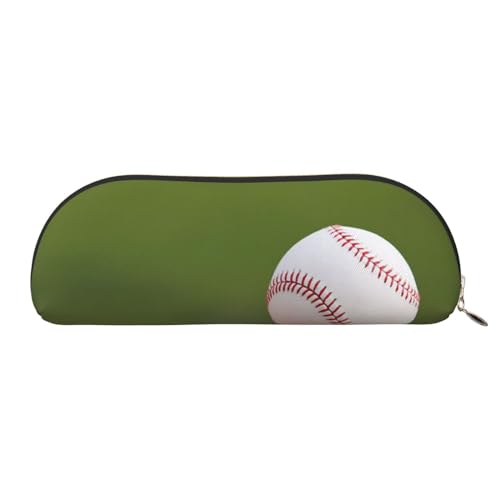 JCAKES Baseball Leder Federmäppchen Federmäppchen für Mädchen Mäppchen Jungen Federtaschen Kleine Federbox Personalisierte Federmäppchen Kosmetiktaschen, gold, Einheitsgröße, Taschen-Organizer von JCAKES