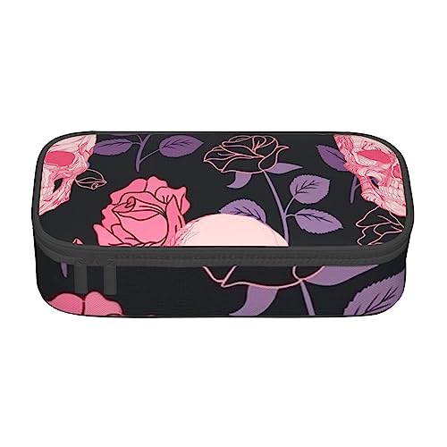 JCAKES Farm Fresh Flowers Spring Cute Pencil Case and Beautiful Large Capacity Zippered Pencil Case, Portable Office Bag, Women's Men's Desk Storage Bag, and Adolescent Adolescent Aesthetic Pencil von JCAKES