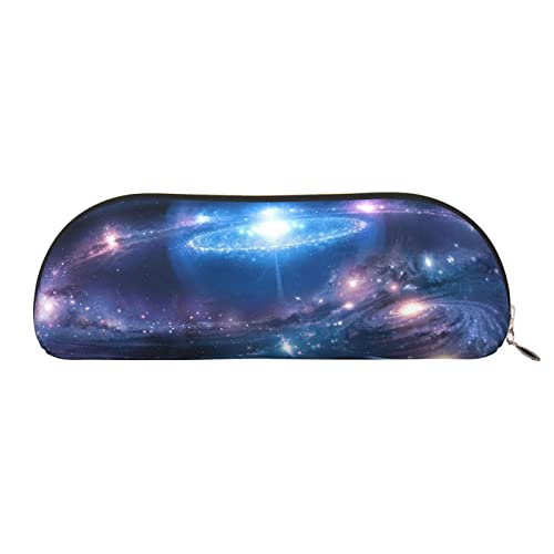 JCAKES Space Planets Leder Federmäppchen Mäppchen Federtasche für Mädchen Mäppchen Jungen Federtaschen Kleine Federbox Personalisierte Federmäppchen Kosmetiktaschen, gold, Einheitsgröße, von JCAKES