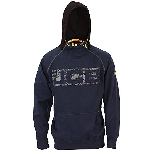 JCB Herren Kapuzenpullover Blau blau Large von JCB