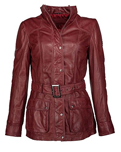 JCC Damen Lederjacke R6382 Red 48 von JCC