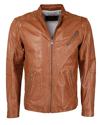 JCC Herren Lederjacke 3102123 Cognac XL von JCC