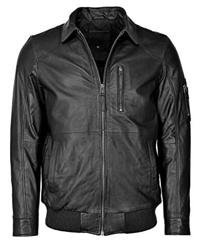 JCC Lederblouson 31018159 Black 48 von JCC