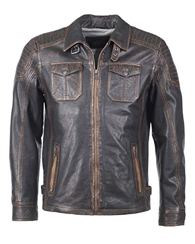 JCC Lederjacke 3102074 Black 4XL von JCC