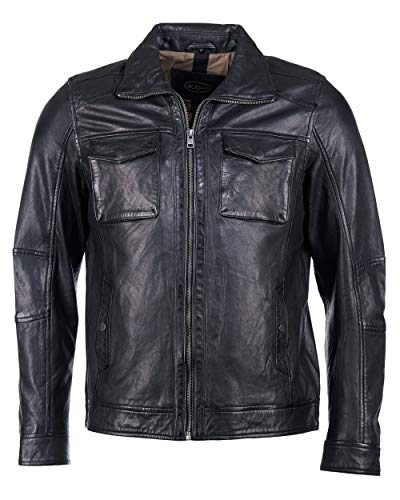 JCC Lederjacke 3102101Bi Black 52 von JCC