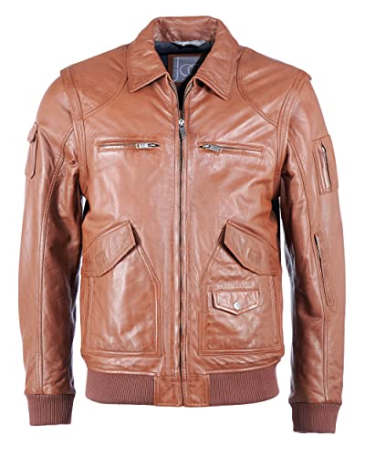 JCC Lederjacke 3102163 Cognac 56 von JCC