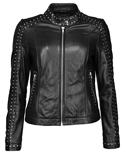 JCC Lederjacke 870041 Black L Black von JCC