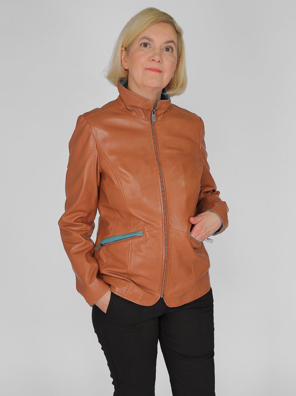 JCC Lederjacke Damen, cognac von JCC