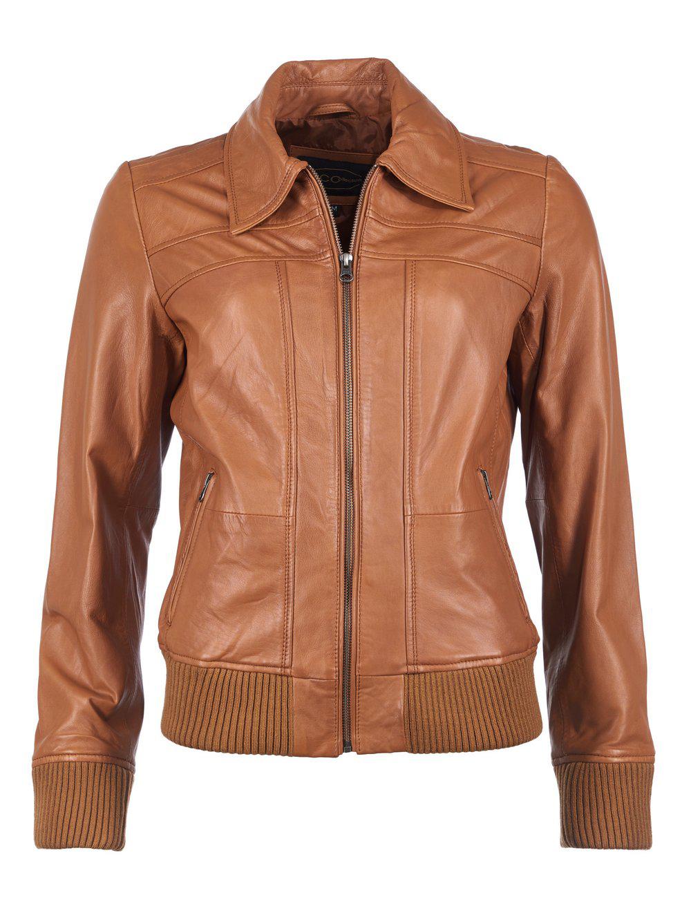 JCC Lederjacke Damen, cognac von JCC